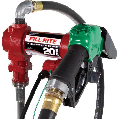 12V Fuel Transfer Pump with Nozzle Rideout Tool & Machine Inc.