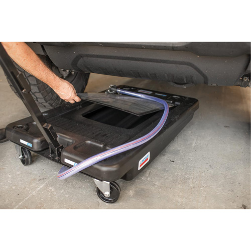 Low Profile Polypropylene Portable Oil Drain Rideout Tool & Machine Inc.