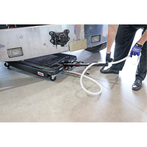 Drain pour camion &agrave; profil bas avec pompe &eacute;lectrique Rideout Tool & Machine Inc.