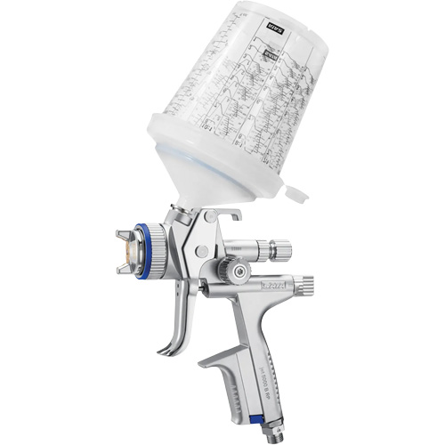 Pistolet de peinture 5000 B RP avec buse 1,4 et trois godets polyvalents RPS 0,3 l/0,6 l/0,9 L, Entr&eacute;e d'air 1/4" NPT, 10,24 pi³/min, Capacit&eacute; 0,3 L/0,6 L/0,9 L, 0,17 psi Rideout Tool & Machine Inc.