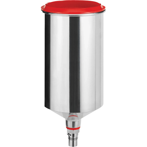 Gobelet r&eacute;utilisable en aluminium 1,0?L avec raccord QCC, sans filetage fin Rideout Tool & Machine Inc.