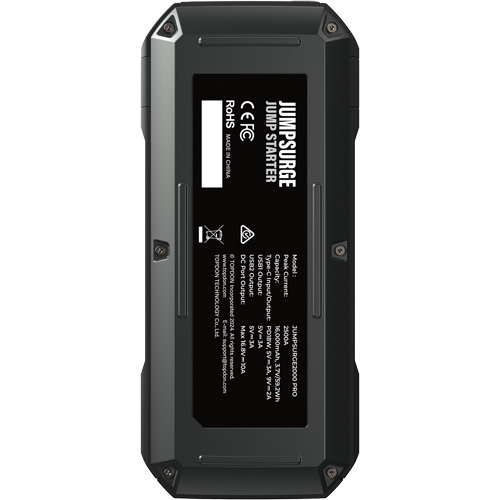 JumpSurge2000Pro 2500 Peak Amp Battery Jump Starter, Power Bank & Flashlight Rideout Tool & Machine Inc.