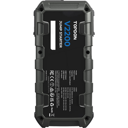 V2200 Jump Starter, Power Bank & Flashlight Rideout Tool & Machine Inc.