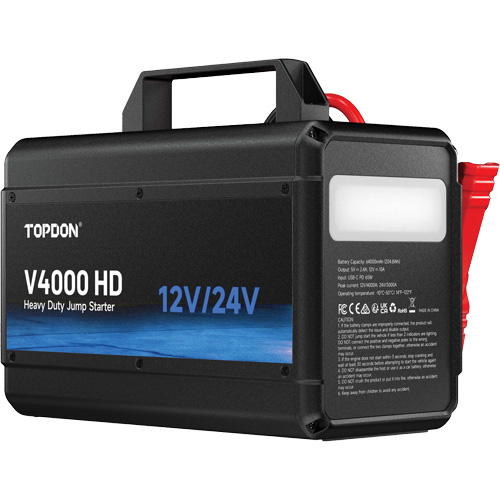 V4000 HD 12V/24V 4000A Jump Starter Rideout Tool & Machine Inc.
