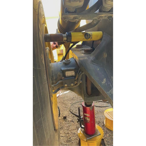 Single-Acting Cylinder Hydraulic Ram, 4.13" Stroke, 10 Ton(s) Capacity, 10000 PSI Rideout Tool & Machine Inc.