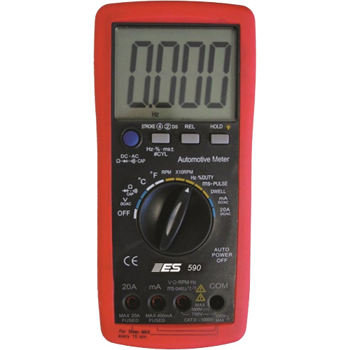 Multim&egrave;tre num&eacute;rique professionnel pour automobile avec &eacute;tui Rideout Tool & Machine Inc.