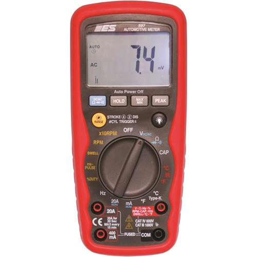 Premium Automotive Digital Multimeter with Case Rideout Tool & Machine Inc.