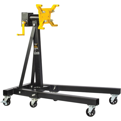 Support pour moteur pliant avec t&ecirc;te pivotante avec capacit&eacute; de 1250 lb, 42-3/4" h Rideout Tool & Machine Inc.