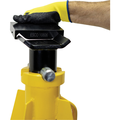 Adaptateur &agrave; dessus plat pour supports de v&eacute;rin ESCO de style haut de 20 et 25 tonnes Rideout Tool & Machine Inc.
