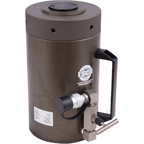 Safety Jack, Locking Collar, 100 tons Capacity, 13-37/100" - 19-3/5" H Rideout Tool & Machine Inc.