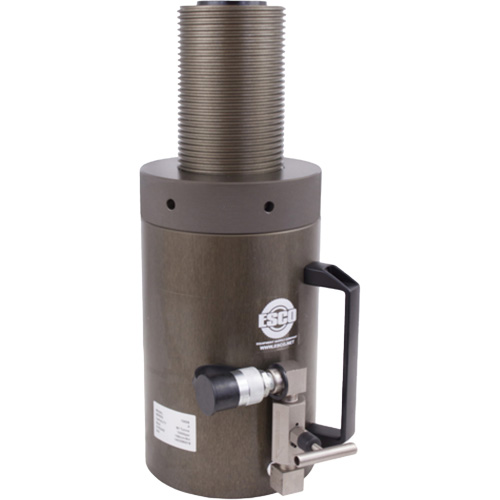 Safety Jack, Locking Collar, 100 tons Capacity, 13-37/100" - 19-3/5" H Rideout Tool & Machine Inc.