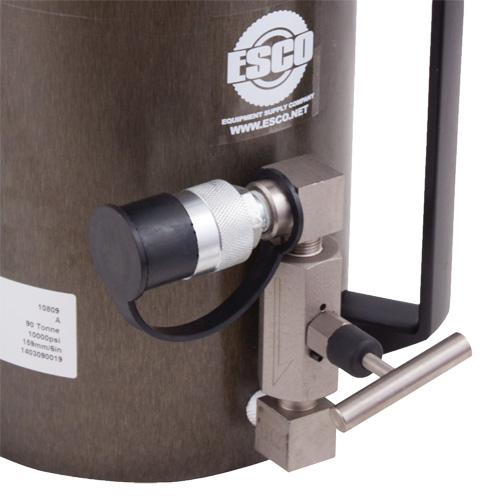 Safety Jack, Locking Collar, 100 tons Capacity, 13-37/100" - 19-3/5" H Rideout Tool & Machine Inc.