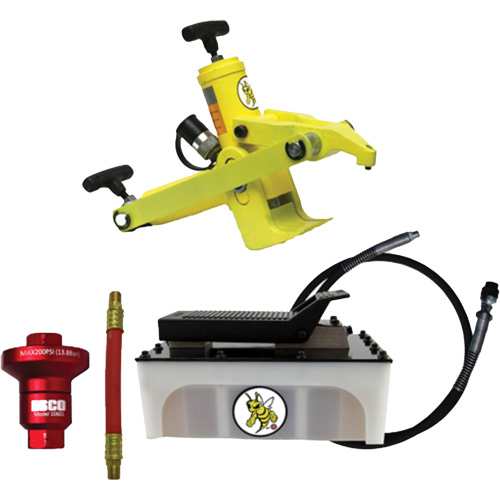 Ensemble de brise-talon de style combin&eacute; Yellow Jackit Rideout Tool & Machine Inc.
