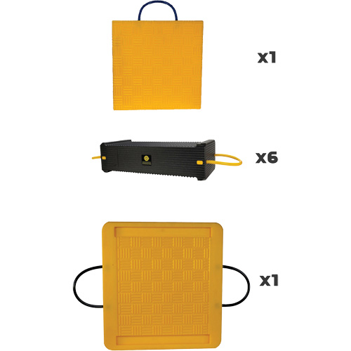 Ensemble de syst&egrave;me de sout&egrave;nement en composite CribLok 8 mcx Rideout Tool & Machine Inc.