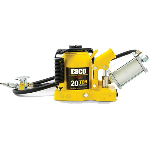 Pro Series “Shorty” Bottle Jack, 20 Ton(s), Air Hydraulic, 12-5/8" Raised Height Rideout Tool & Machine Inc.