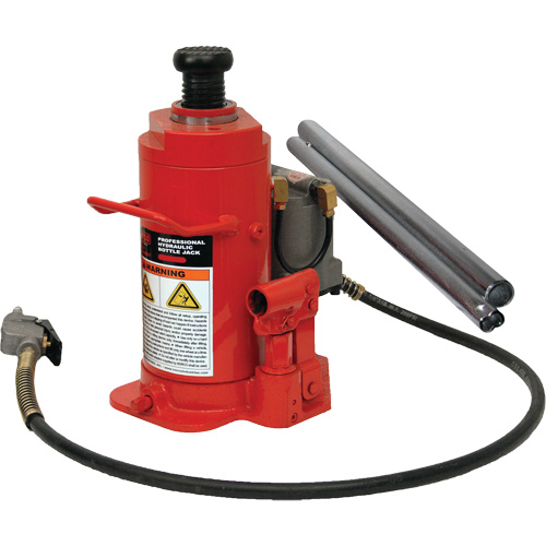 Cric-bouteille hydraulique de hauteur standard, 12 tonne(s), Air comprim&eacute;/hydraulique, 19-3/4" Hauteur &eacute;lev&eacute;e Rideout Tool & Machine Inc.
