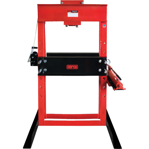 Presse datelier &agrave; pompe manuelle, Capacit&eacute; 50 tonnes Rideout Tool & Machine Inc.
