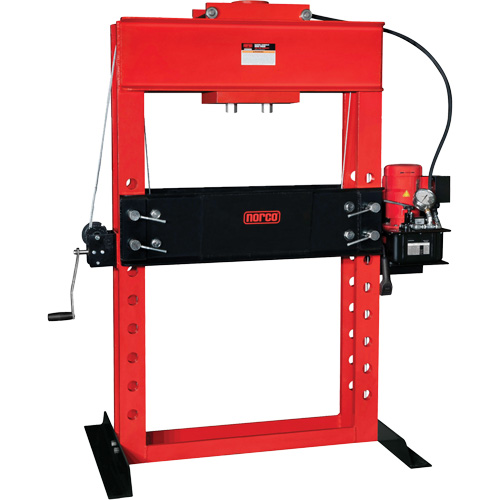 Presse datelier &agrave; pompe &eacute;lectro-hydraulique, Capacit&eacute; 100 tonnes Rideout Tool & Machine Inc.
