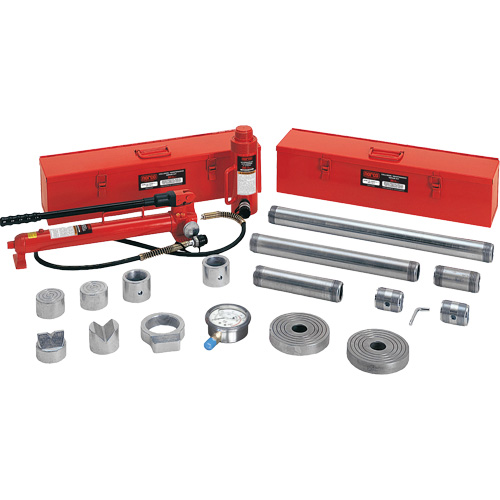 20-Ton Capacity Collision/Maintenance Repair Kit with Forged Adapters Rideout Tool & Machine Inc.