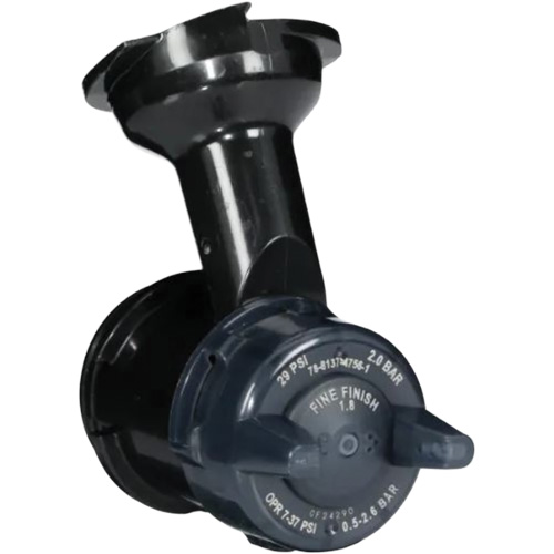 Performance Gravity Fine Finish Atomizing Head - Clear Rideout Tool & Machine Inc.