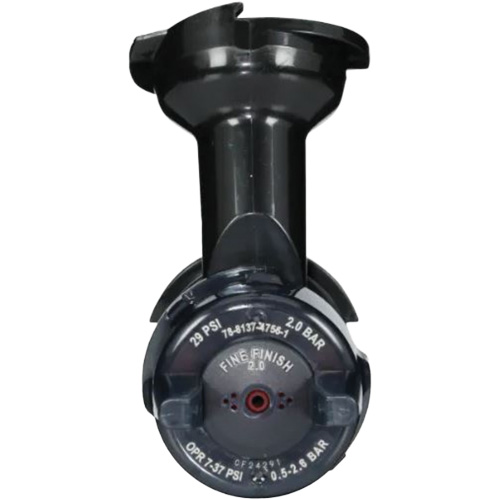 T&ecirc;te fine d'atomiseur de finition &agrave; gravit&eacute; Performance - rouge Rideout Tool & Machine Inc.