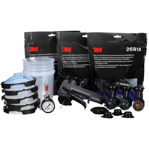 Performance Fine Finish Spray Gun System with PPS Cups, 13 CFM, 29 PSI Rideout Tool & Machine Inc.