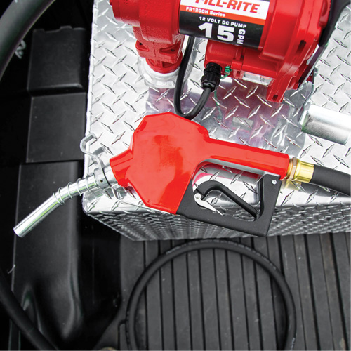Pistolet de distribution automatique rouge pour essence Rideout Tool & Machine Inc.
