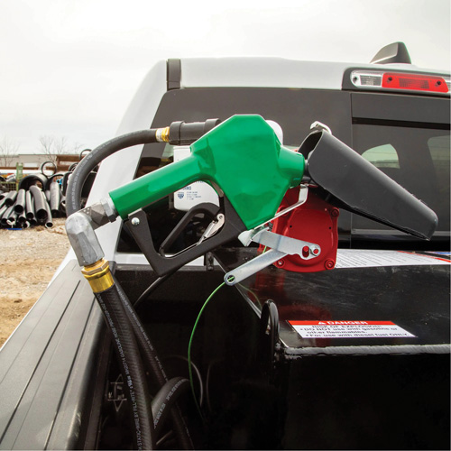 Pistolet de distribution automatique vert pour essence Rideout Tool & Machine Inc.