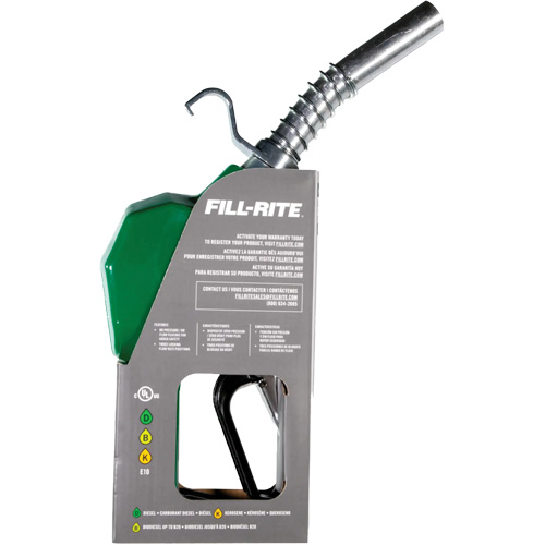 Pistolet de distribution automatique vert pour essence Rideout Tool & Machine Inc.