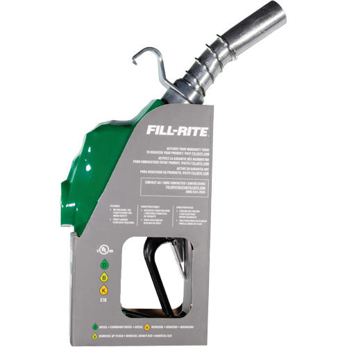 Green Automatic Diesel Spout Nozzle Rideout Tool & Machine Inc.