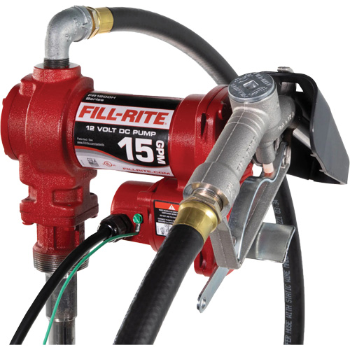 12V DC Fuel Transfer Pump with Nozzle Rideout Tool & Machine Inc.
