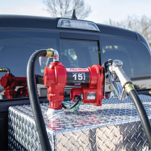 12V DC Fuel Transfer Pump with Nozzle Rideout Tool & Machine Inc.