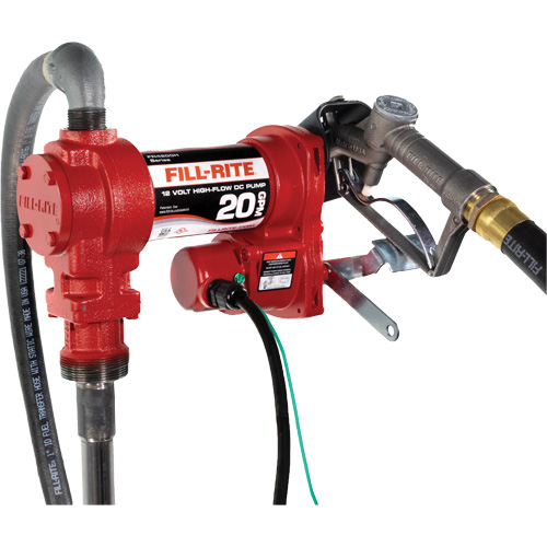 12V DC Fuel Transfer Pump with Nozzle Rideout Tool & Machine Inc.