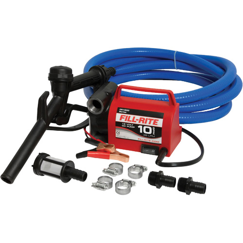 Pompe de transfert de carburant 12 V CC avec pistolet Rideout Tool & Machine Inc.