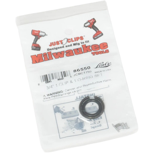 3/4" Clip & O-Ring Set for Milwaukee Rideout Tool & Machine Inc.