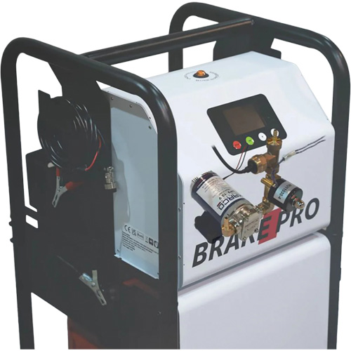 Pompette de purge de freins Brake-Pro &agrave; ch&acirc;ssis court avec adaptateurs Rideout Tool & Machine Inc.
