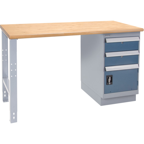Industrial-Duty Workbench, Door w/ Drawer Combination, 1000 lbs Cap., 72" W x 36" D, 34" H Rideout Tool & Machine Inc.