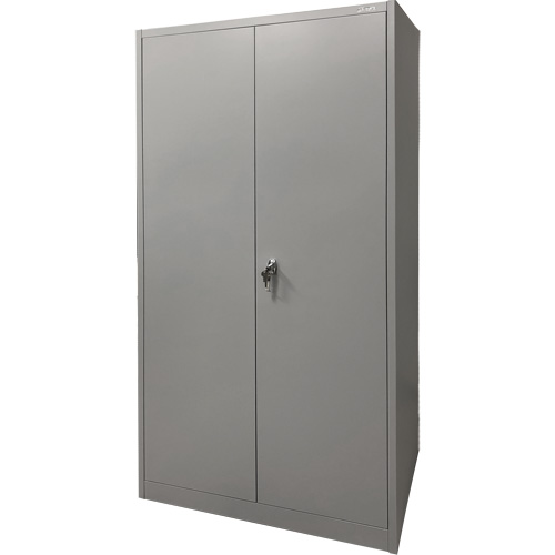 Storage Cabinet, Steel, 4 Shelves, 78" H x 36" W x 24" D, Grey Rideout Tool & Machine Inc.