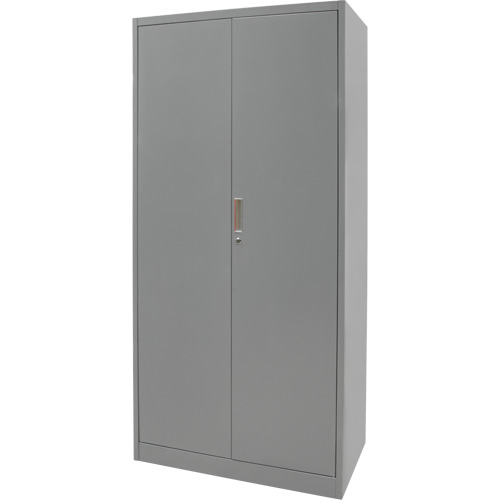 Hi-Boy Storage Cabinet, Steel, 4 Shelves, 72" H x 36" W x 18" D, Grey Rideout Tool & Machine Inc.