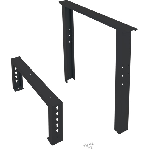 Industrial Duty Leg for Workbench, Steel, 30" D x 34" H, Single Rideout Tool & Machine Inc.