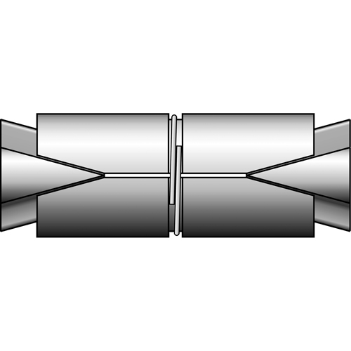 Boulons &agrave; coquille d'expansion double Rideout Tool & Machine Inc.