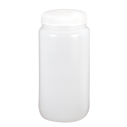 Bouteilles &agrave; large ouverture, Ronde, 1 gal., Plastique Rideout Tool & Machine Inc.