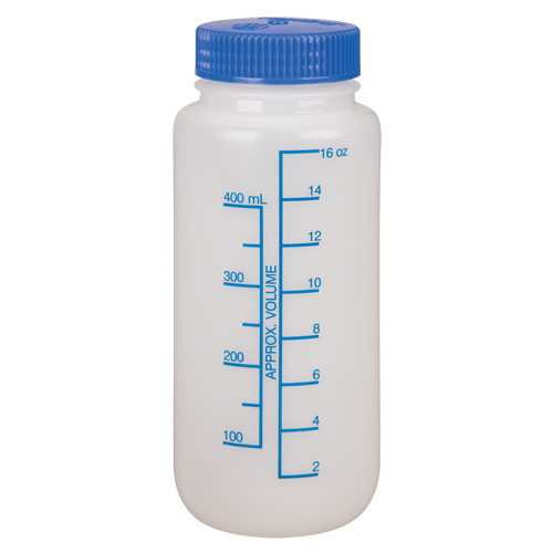 Bouteilles &agrave; large ouverture, Ronde, 16 oz, Plastique Rideout Tool & Machine Inc.