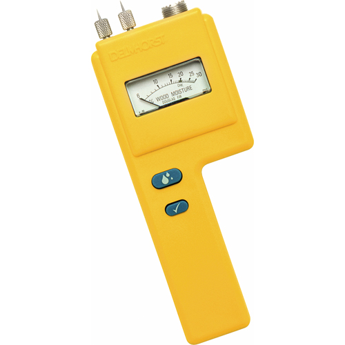 Wood Moisture Meters - Analog Display, 6 - 30% Moisture Range Rideout Tool & Machine Inc.