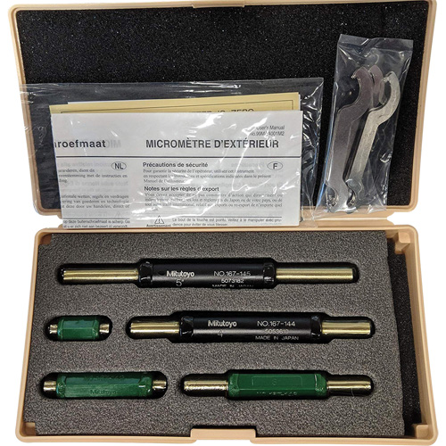 Jeu d'&eacute;talons de r&eacute;glage de goupilles microm&eacute;triques en 5 morceaux Rideout Tool & Machine Inc.