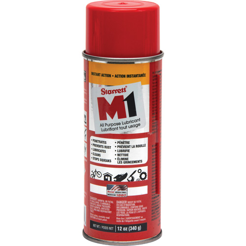 Huile M1, 12 oz, Canette a&eacute;rosol Rideout Tool & Machine Inc.