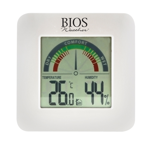 Indoor Hygrometers with BIOS Comfort Scale, Contact, Digital, -58-158°F (-50-70°C) Rideout Tool & Machine Inc.