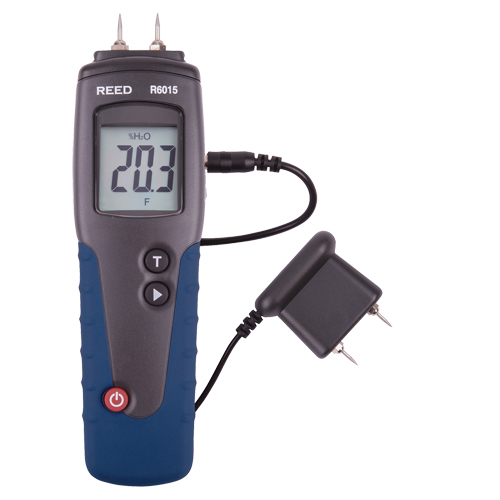 Wood Moisture Meter, 6 - 99.9% Moisture Range, 32°- 104°F (0°- 40°C) Temperature Range Rideout Tool & Machine Inc.