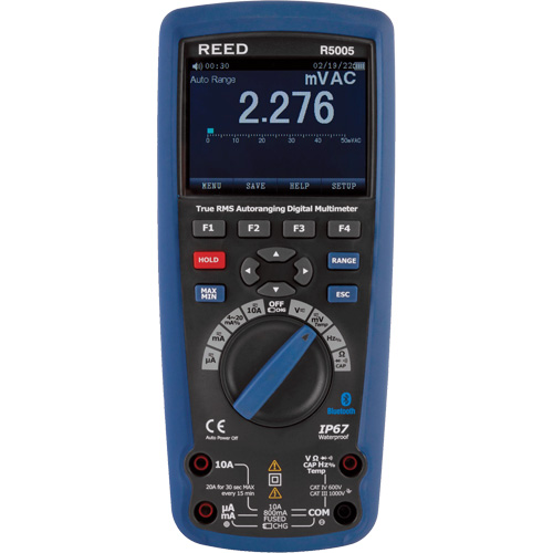 True RMS Industrial Multimeter, AC/DC Voltage, AC/DC Current Rideout Tool & Machine Inc.