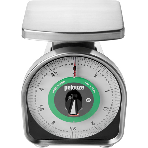 Balance m&eacute;canique &agrave; mesurer les portions Pelouze, Capacit&eacute; 5 lb / 2,3 kg, Graduations 10 g / 0,5 oz Rideout Tool & Machine Inc.